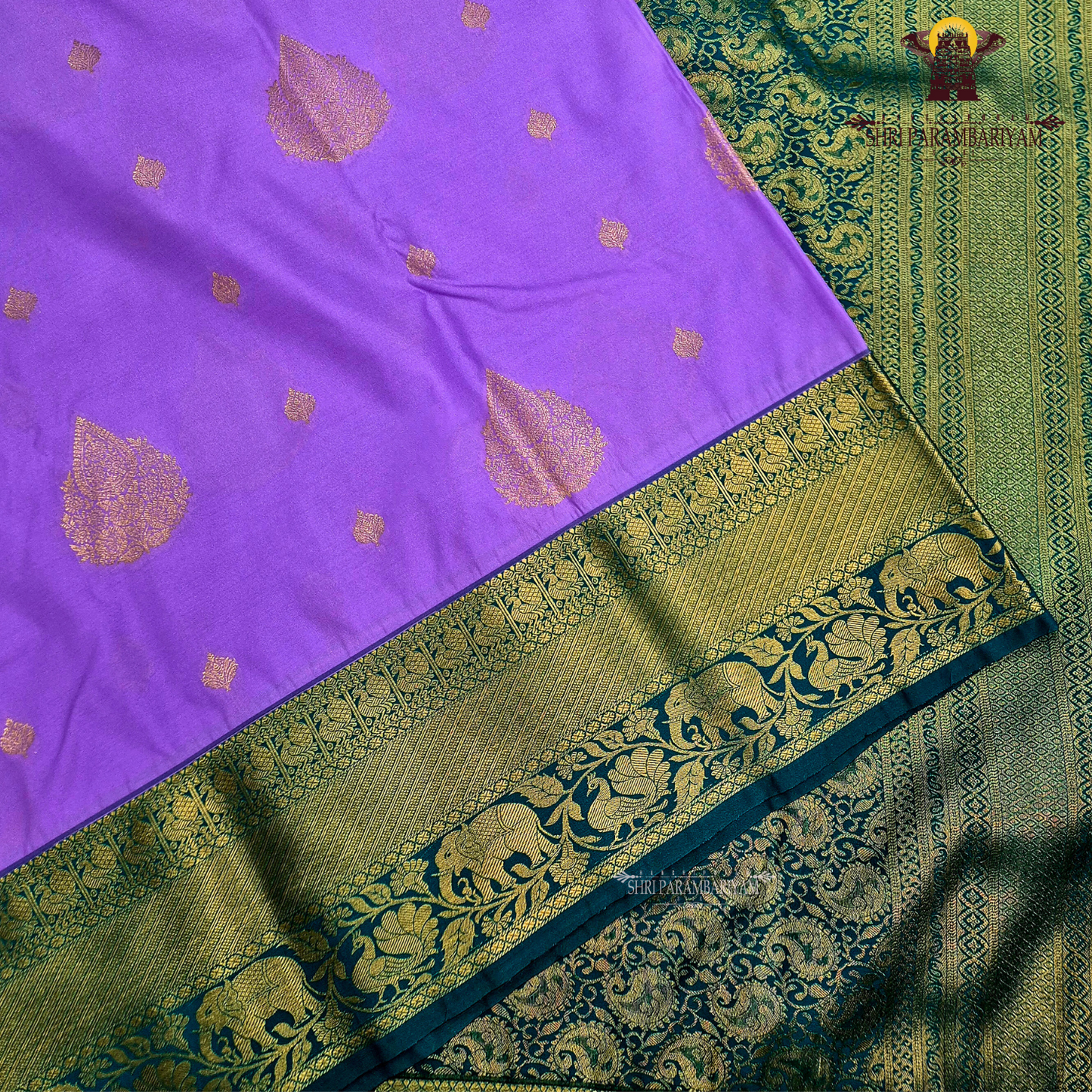 Soft lavender Saree