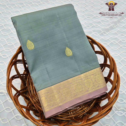 Soft sage green / pastel pista green Saree