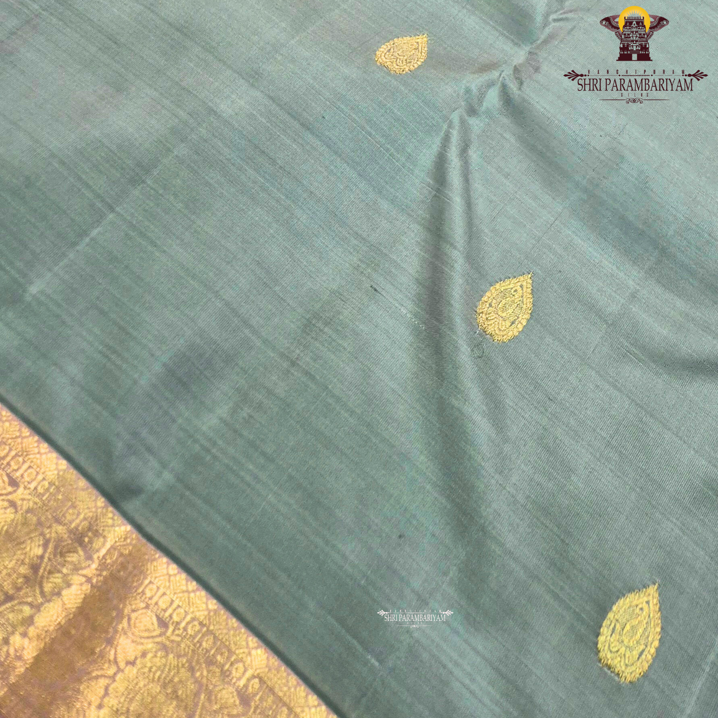 Soft sage green / pastel pista green Saree
