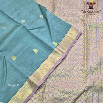 Soft sage green / pastel pista green Saree