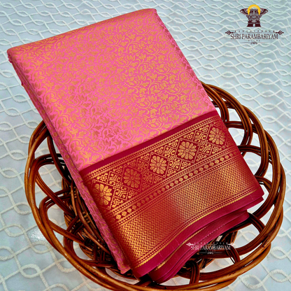 Bright Rani Pink Saree