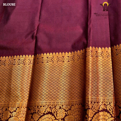 Deep navy blue Saree