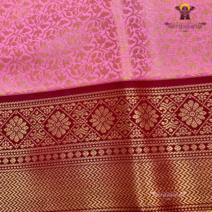 Bright Rani Pink Saree