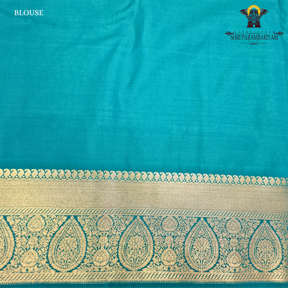 Turning Border Pink Fancy Saree