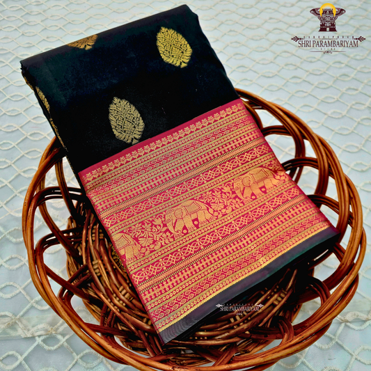 Rich black Saree