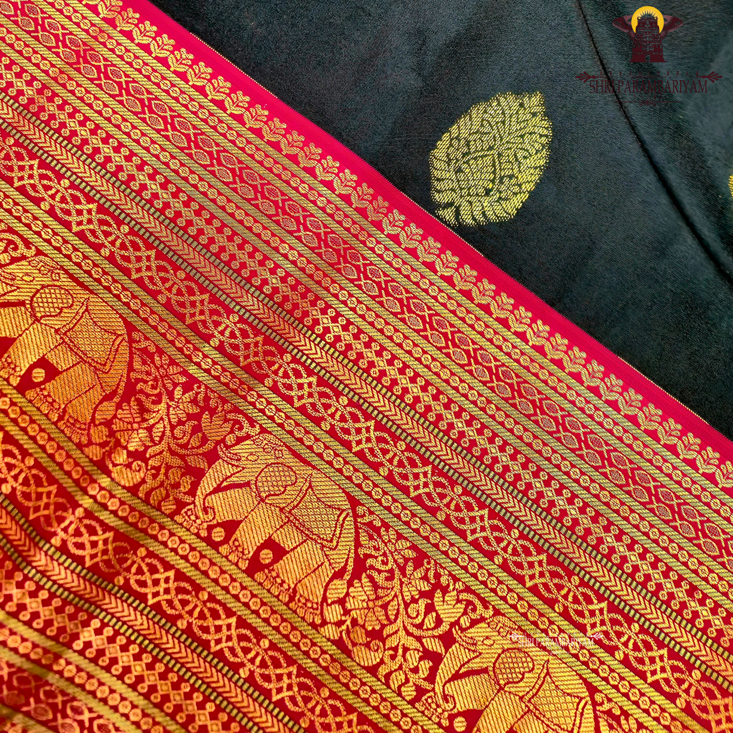 Rich black Saree