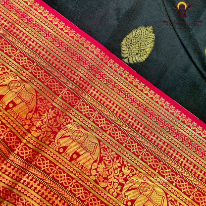 Rich black Saree