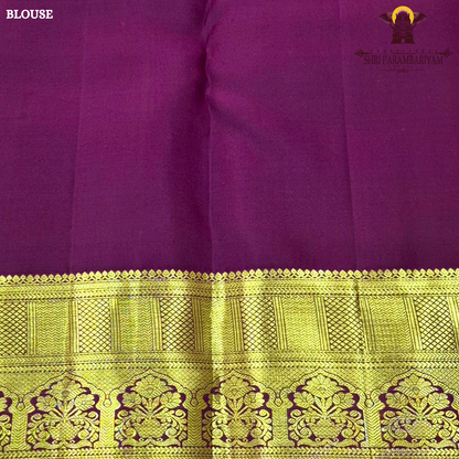 Rich maroon / deep wine purple with luxurious gold zari work Saree