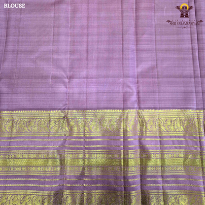 A vintage Rose Pink / Dusty Mauve Pink with an elegant silk sheen Saree