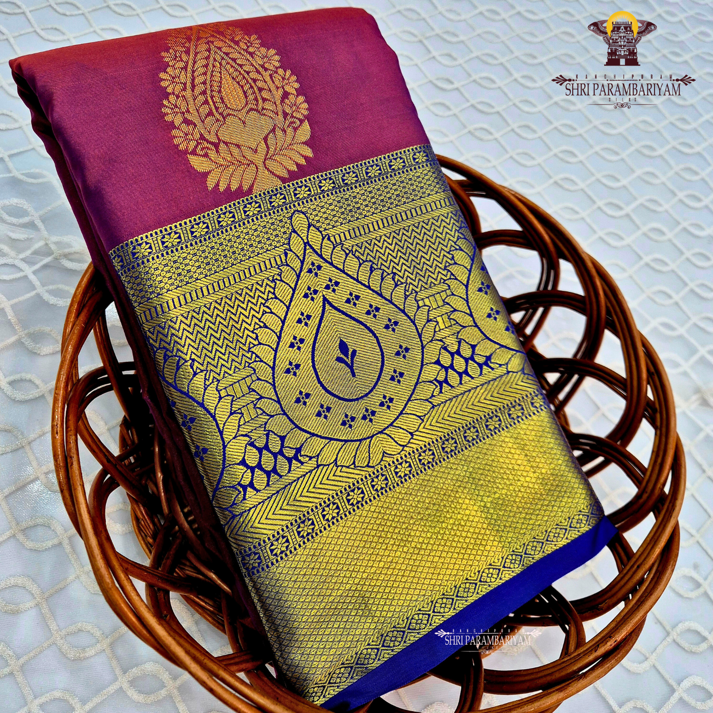 Rich wine Saree