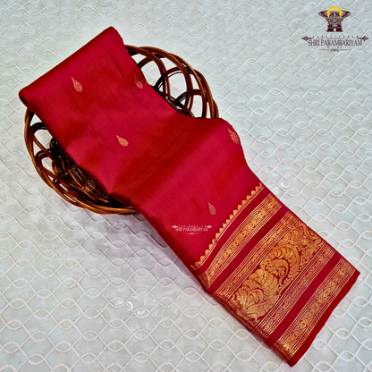 A vibrant Bright Rani Pink (Ruby Pink) shade, radiating elegance Saree