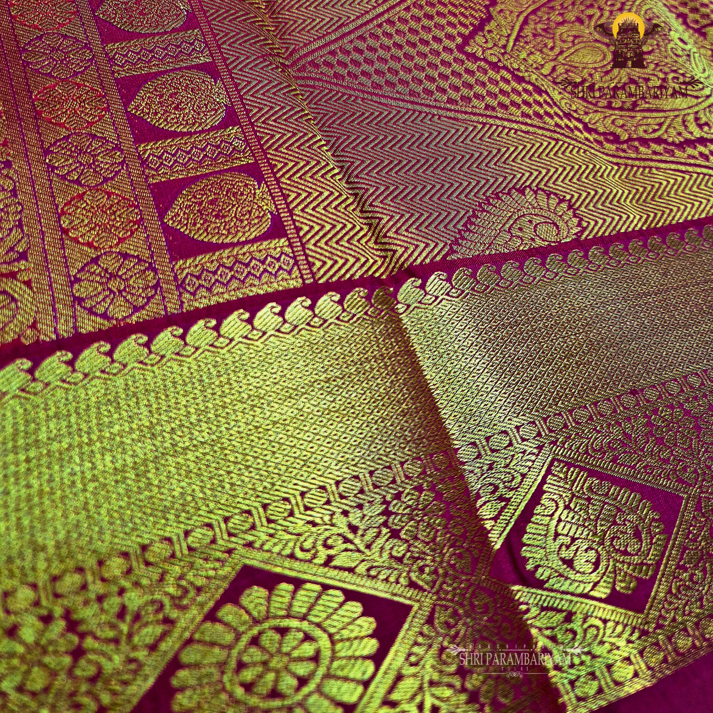 Turning Border Light Green Fancy Saree