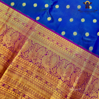 Royal blue Saree