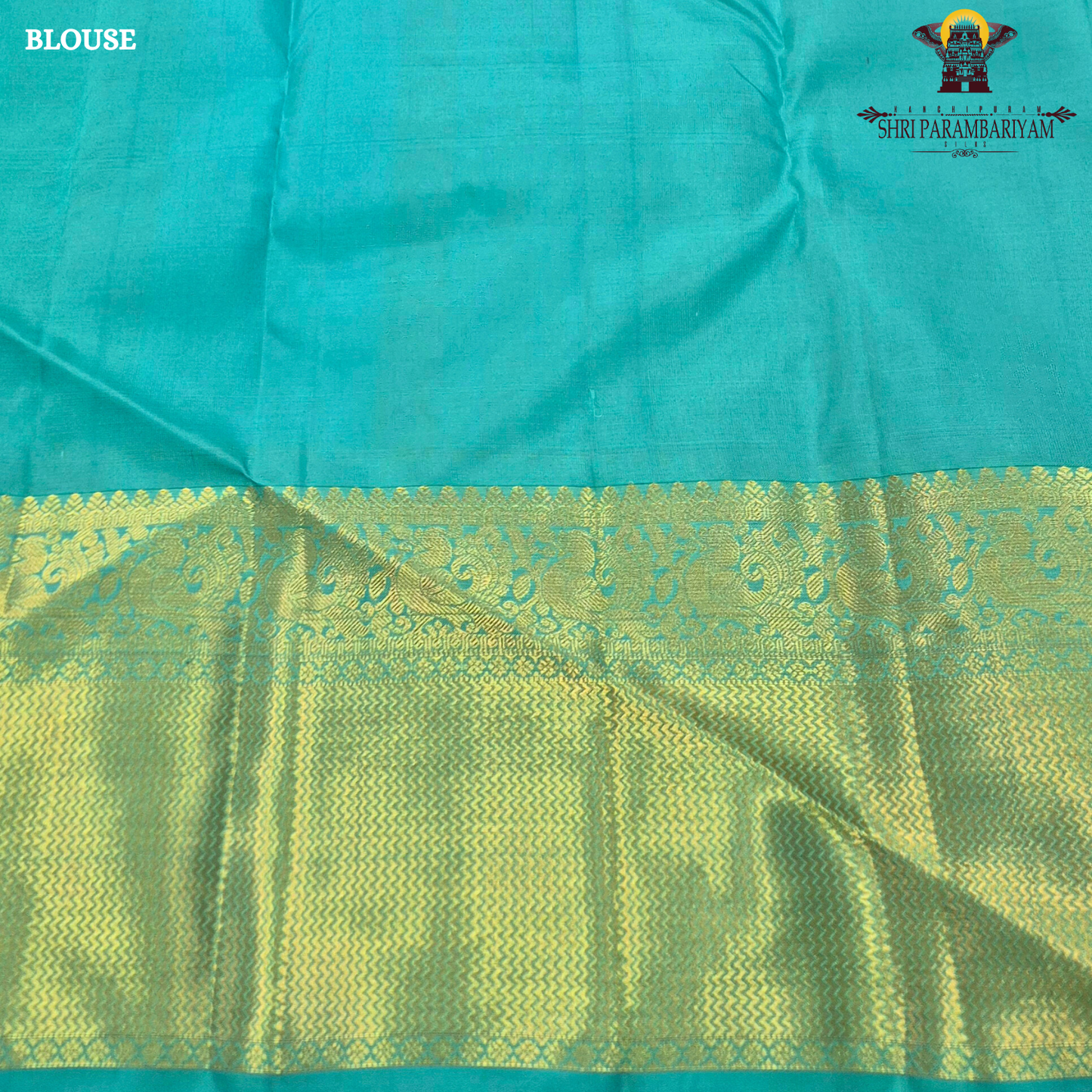 A vibrant mint green body adorned with delicate Saree
