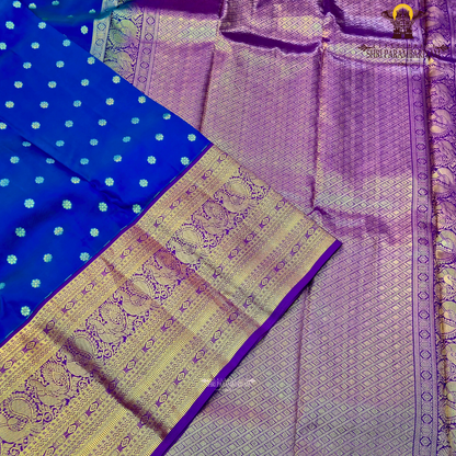 Royal blue Saree