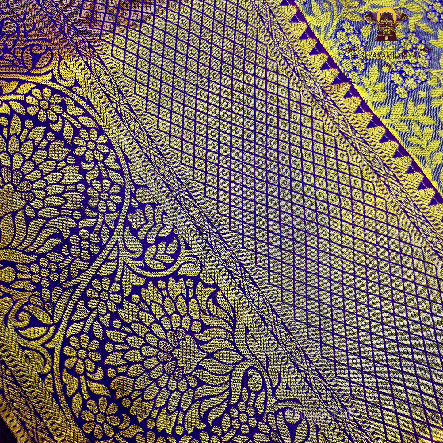 Royal purple Saree