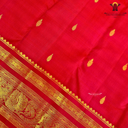 A vibrant Bright Rani Pink (Ruby Pink) shade, radiating elegance Saree