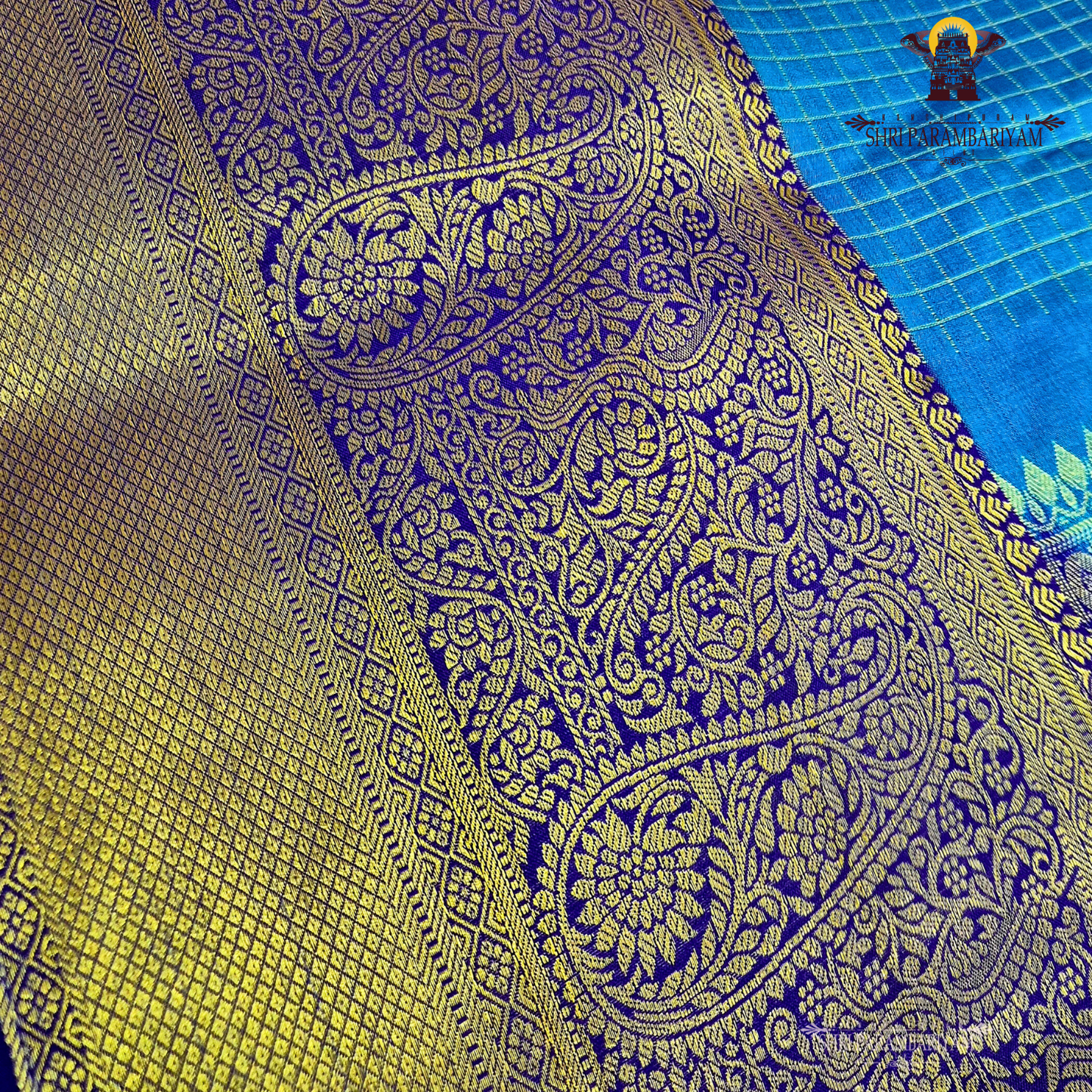 Sea Blue Saree