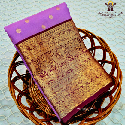 Light lavender Color Saree