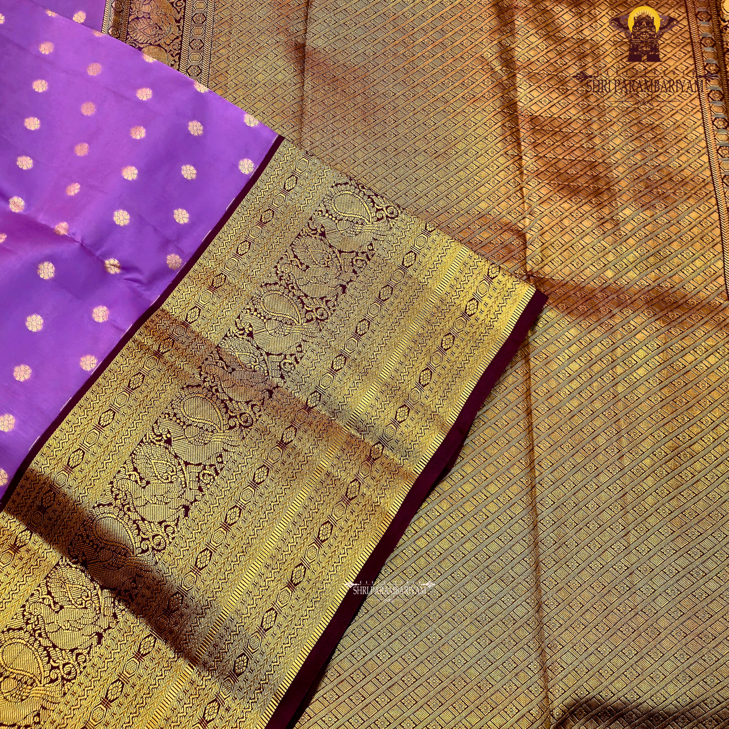 Light lavender Color Saree