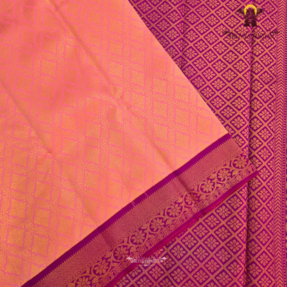 Rose pink / soft baby pink Saree