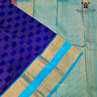Royal blue Saree