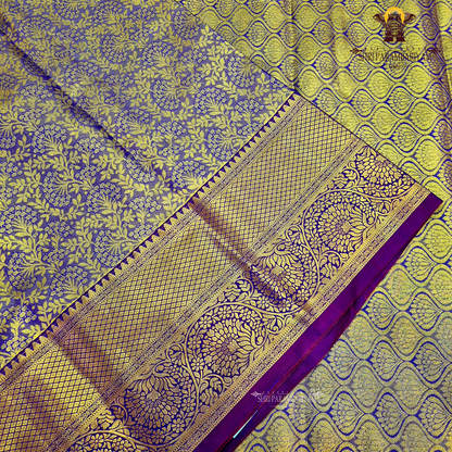 Royal purple Saree