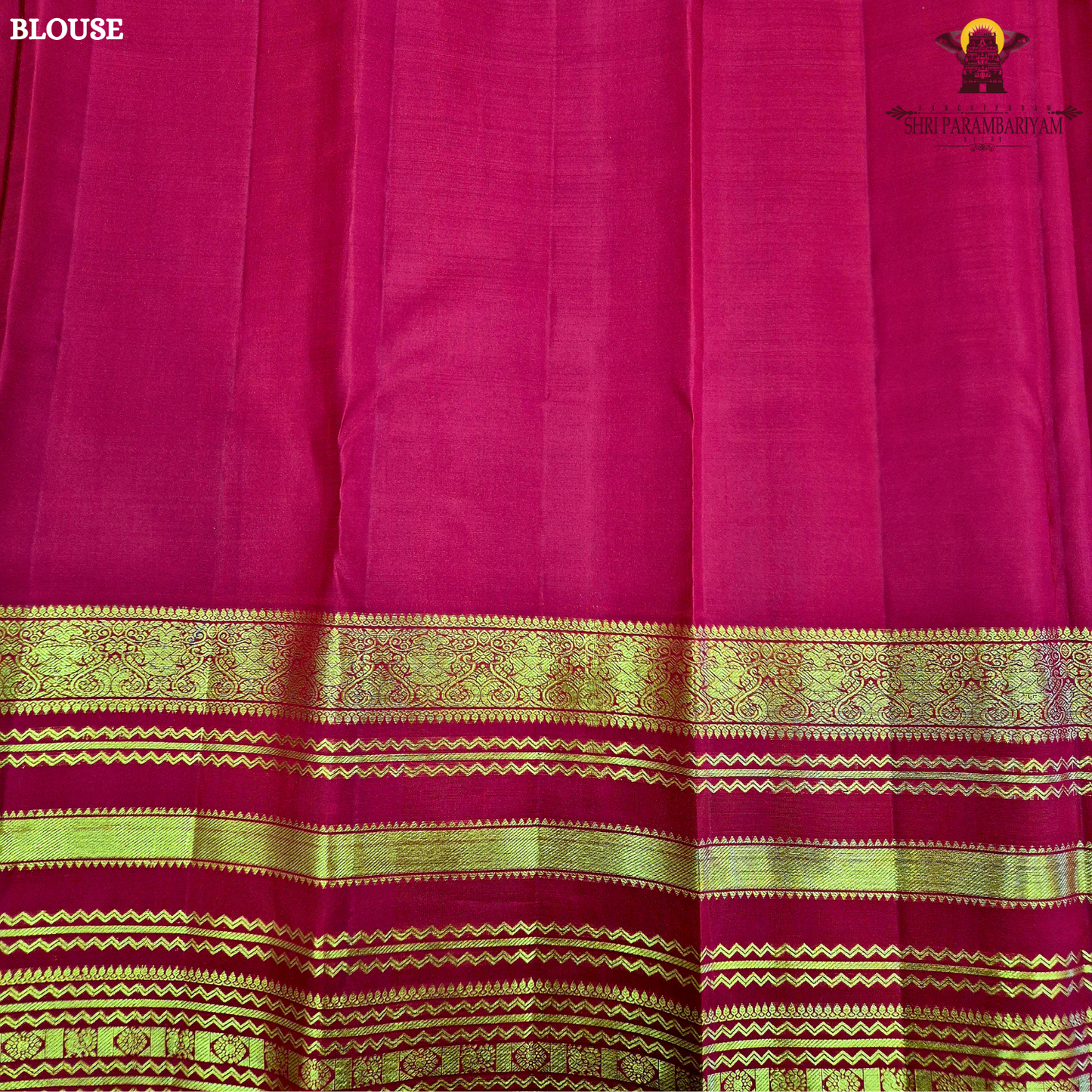 A classic Vermilion Red / Arakku Red with a radiant silk Saree