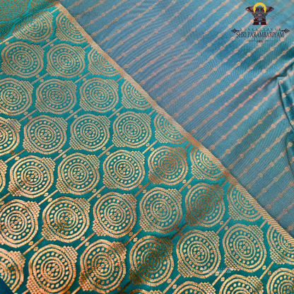 Teal green / sea green Saree