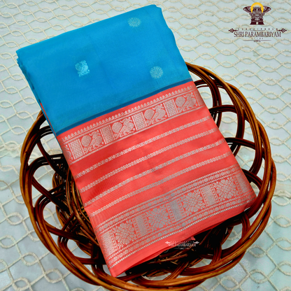 Peacock blue / teal blue Saree