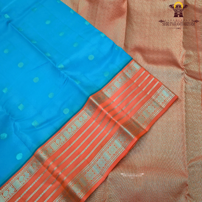 Peacock blue / teal blue Saree