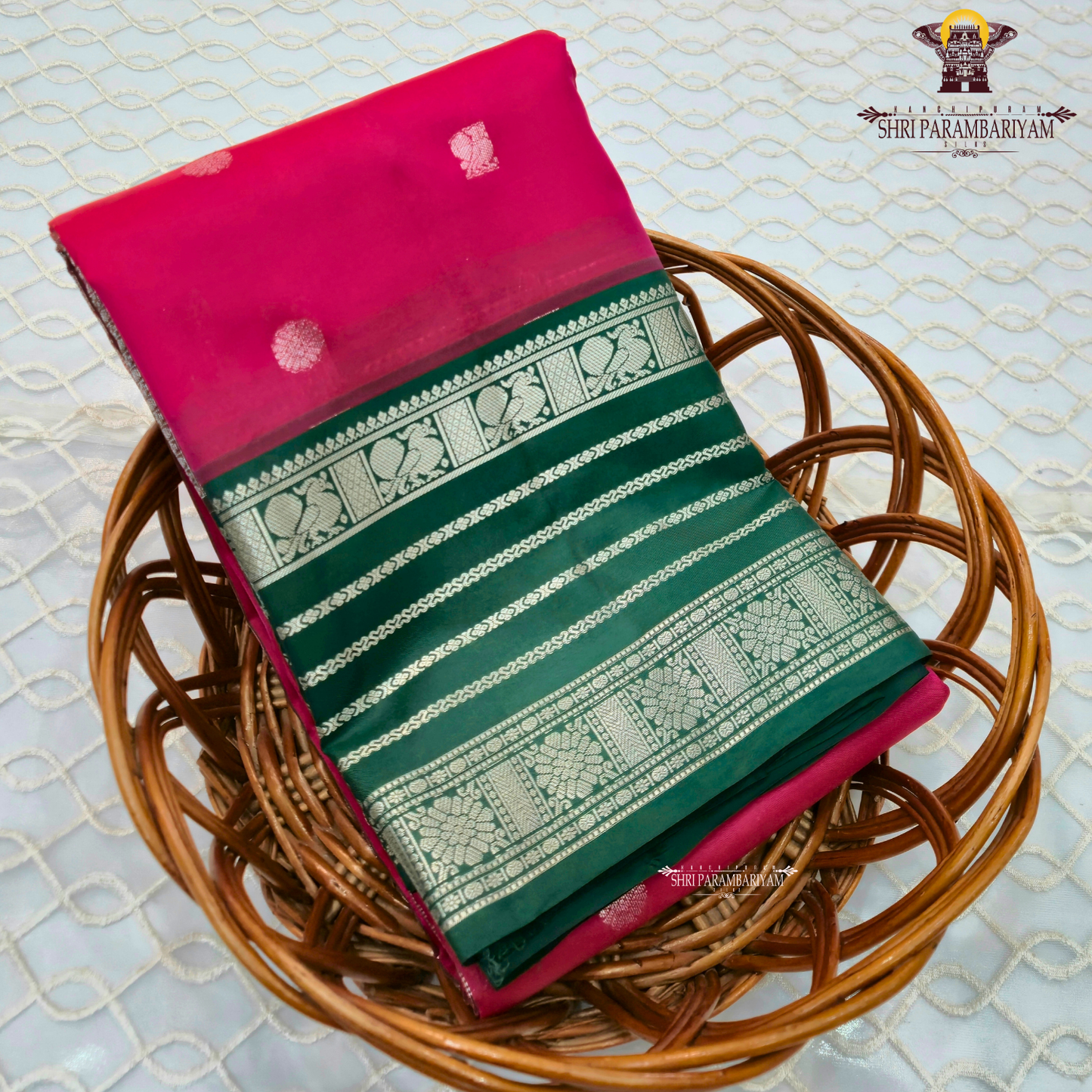 Bright Rani Pink / Magenta Saree