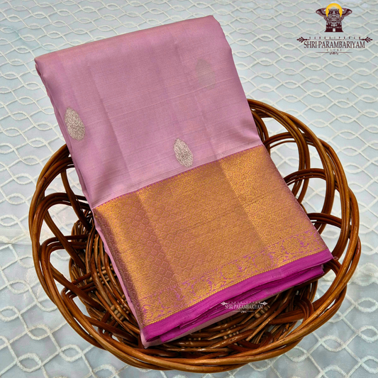Soft and elegant baby pink shade Saree