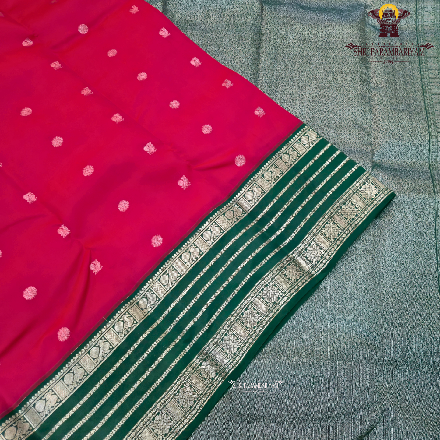 Bright Rani Pink / Magenta Saree