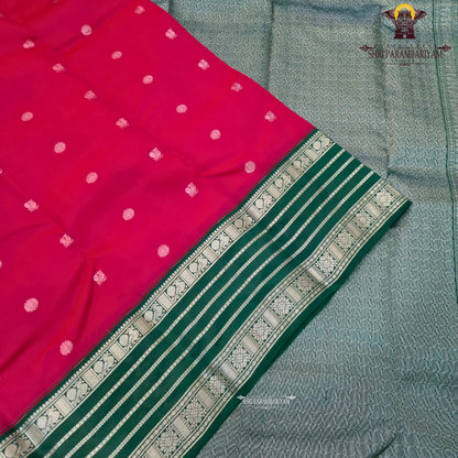 Bright Rani Pink / Magenta Saree