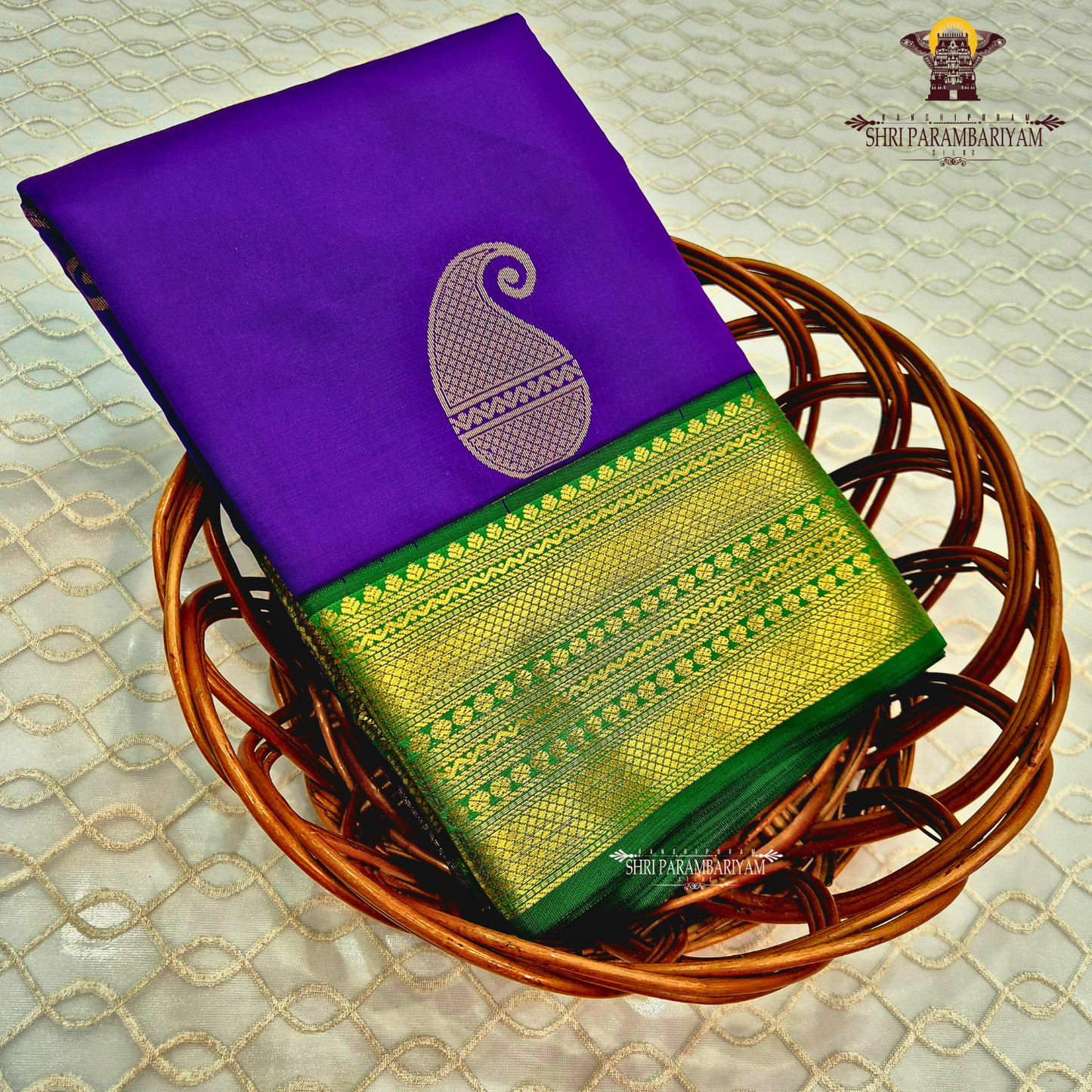 Rich Royal Purple / Violet Saree