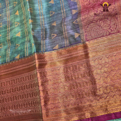 Lavender–purple with gentle tonal shading Saree
