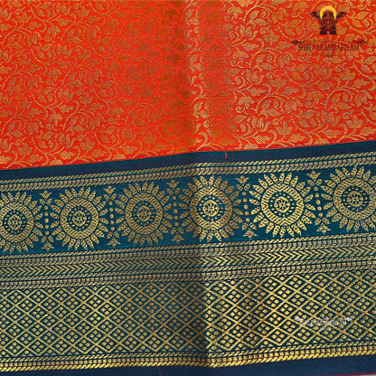 Bright vermilion red / traditional tomato red Saree