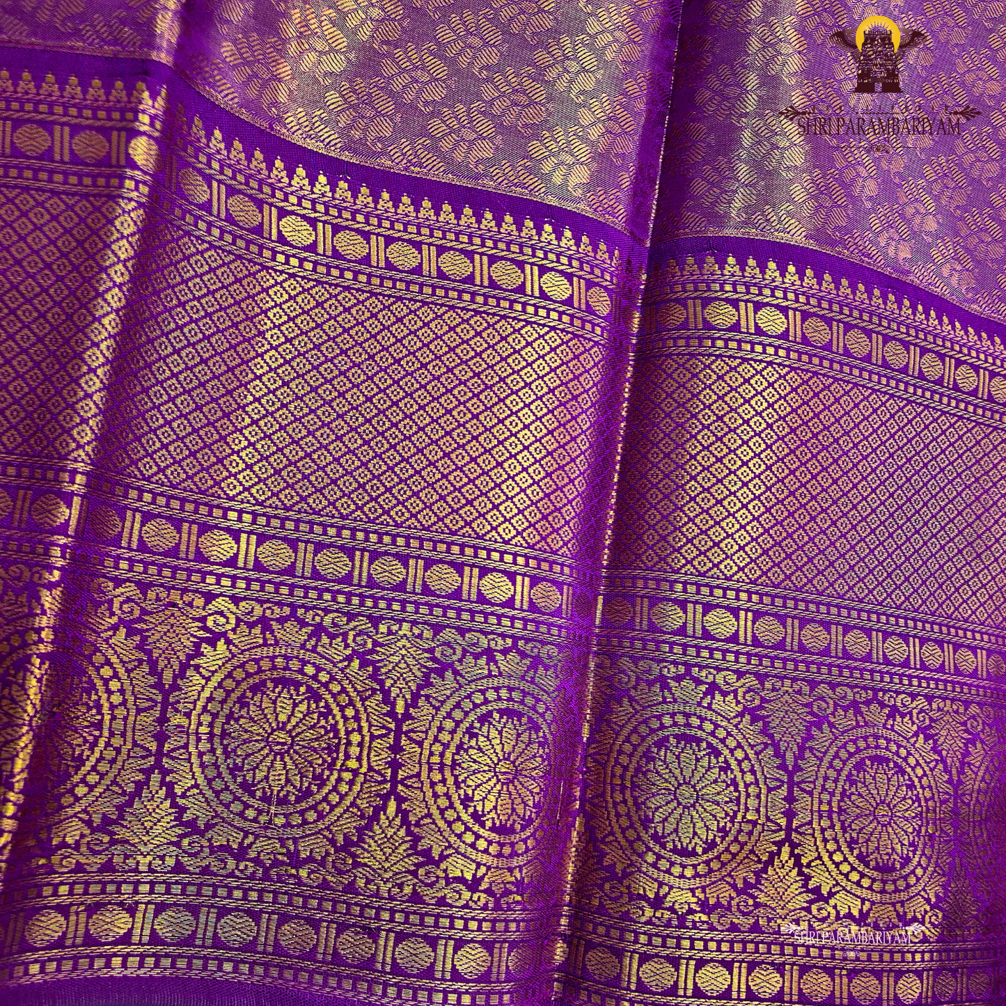 Rich mustard yellow / turmeric gold Saree