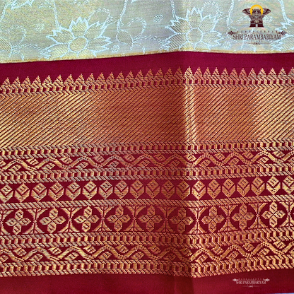 Soft beige / sand gold Saree