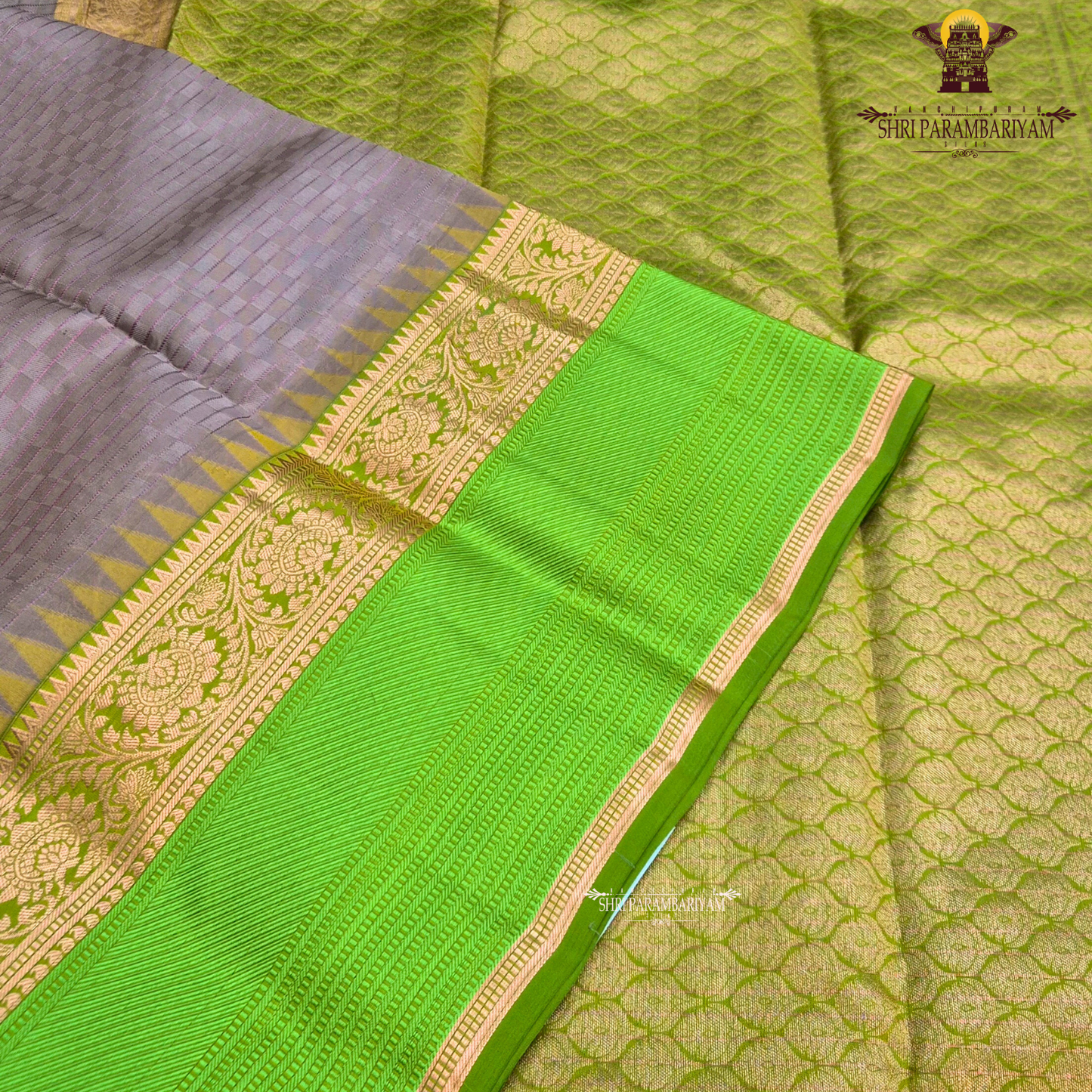 Soft Taupe / Light Mushroom Beige Saree