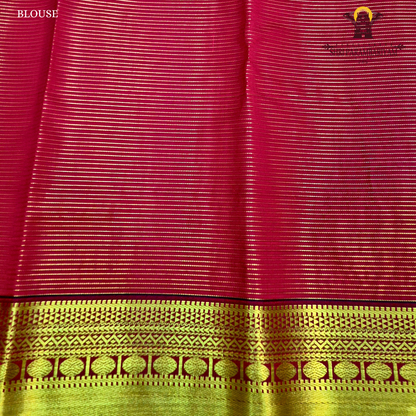 Peacock Green Saree