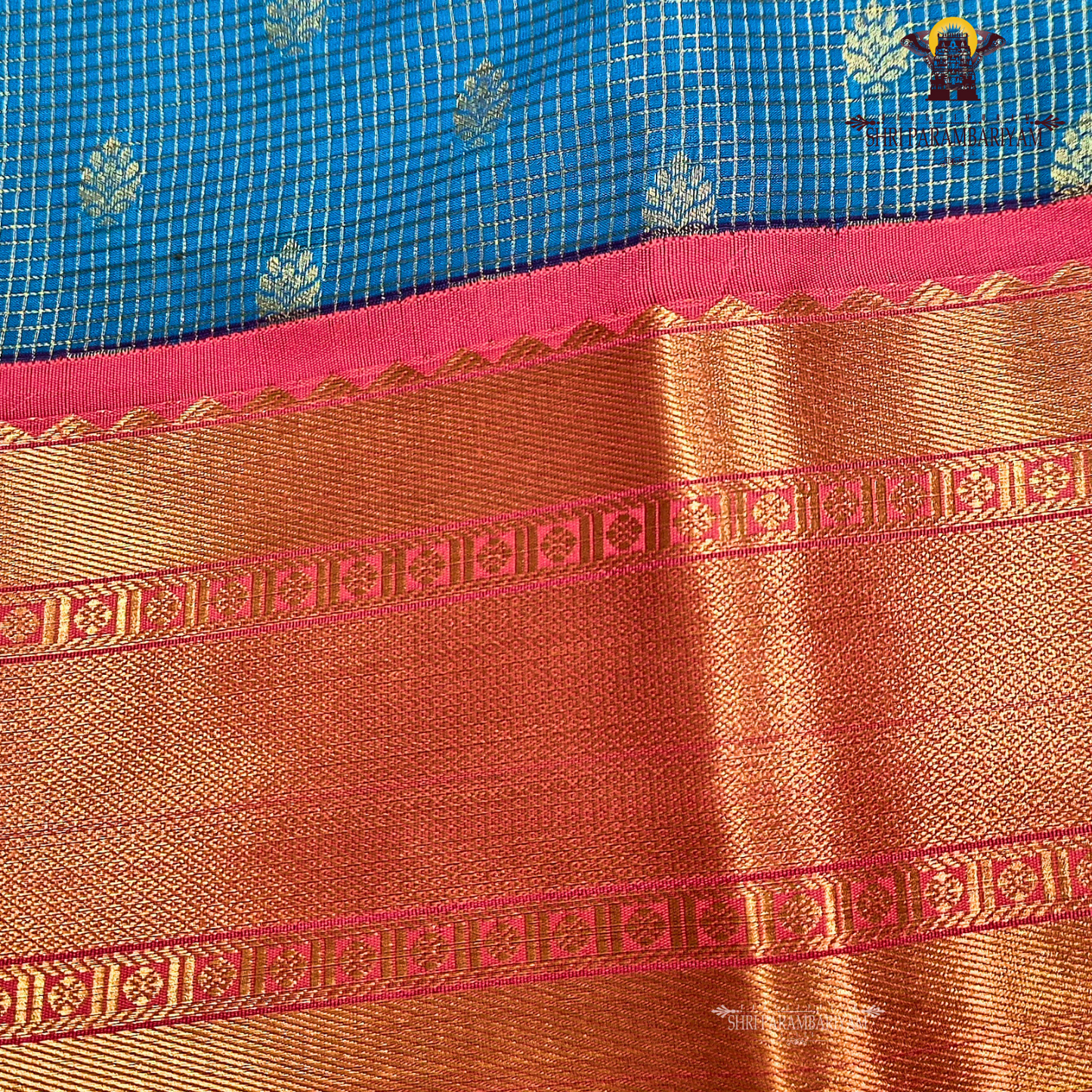 Elegant Teal Blue Saree