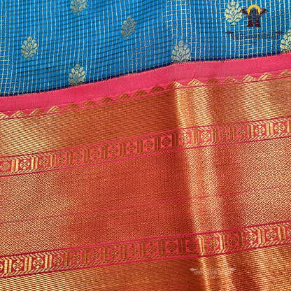 Elegant Teal Blue Saree