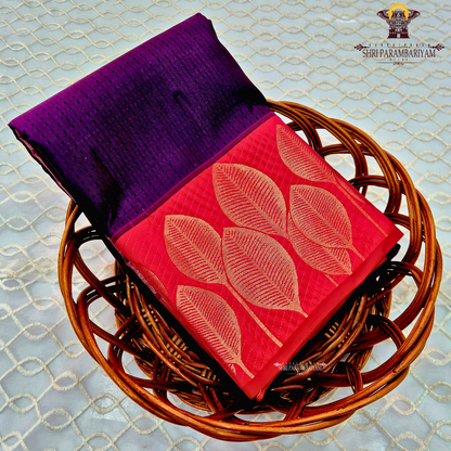 Deep Royal Purple / Dark Violet Saree