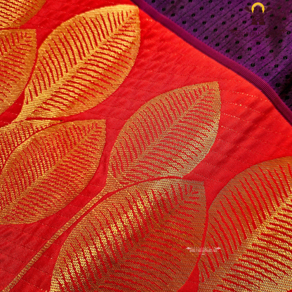 Deep Royal Purple / Dark Violet Saree