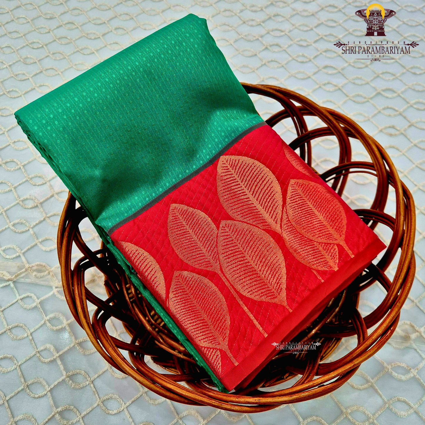 Emerald Green Saree