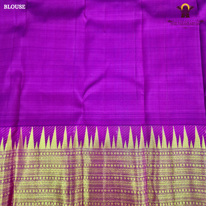 A deep Wine Purple (rich wine with a magenta undertone) Saree