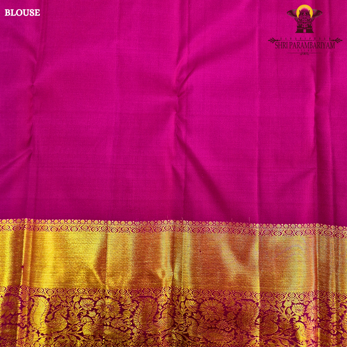 A rich Royal purple (violet) with a contrasting gold zari border Saree