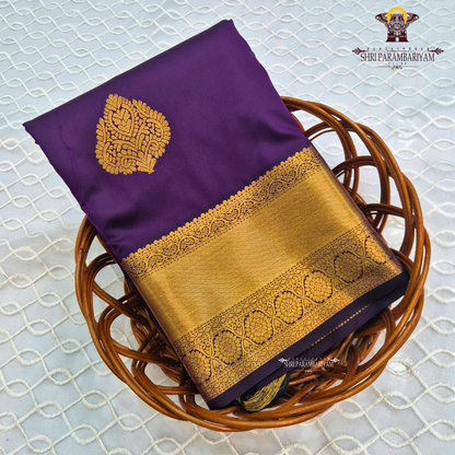 Deep Royal Purple / Dark Violet Saree